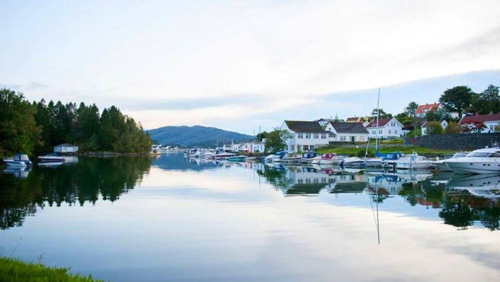 Alvøen area by the sea