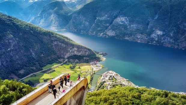 Viewpoint at Stegastein - Norway