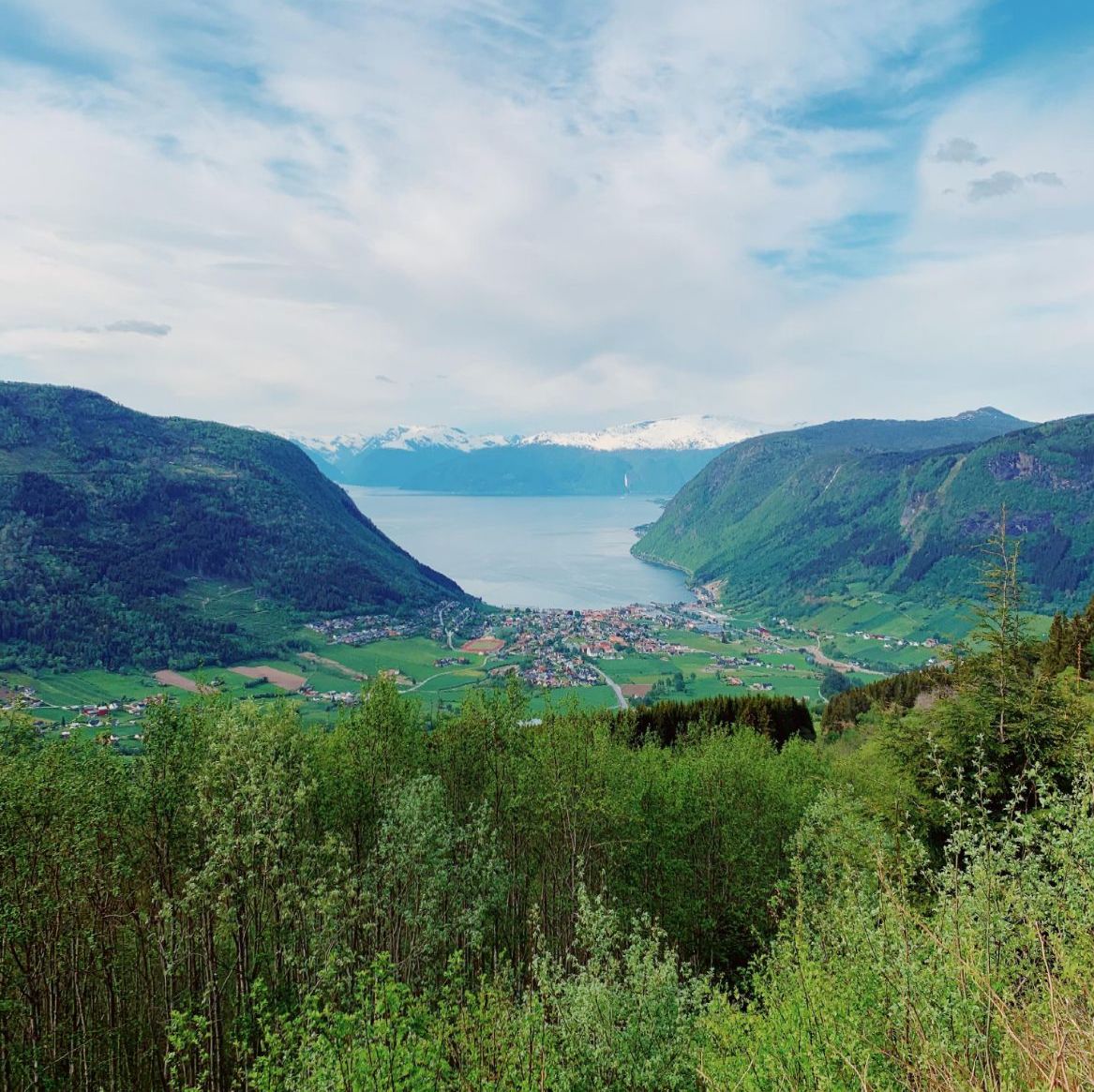 Landscape from Vik in Sogn