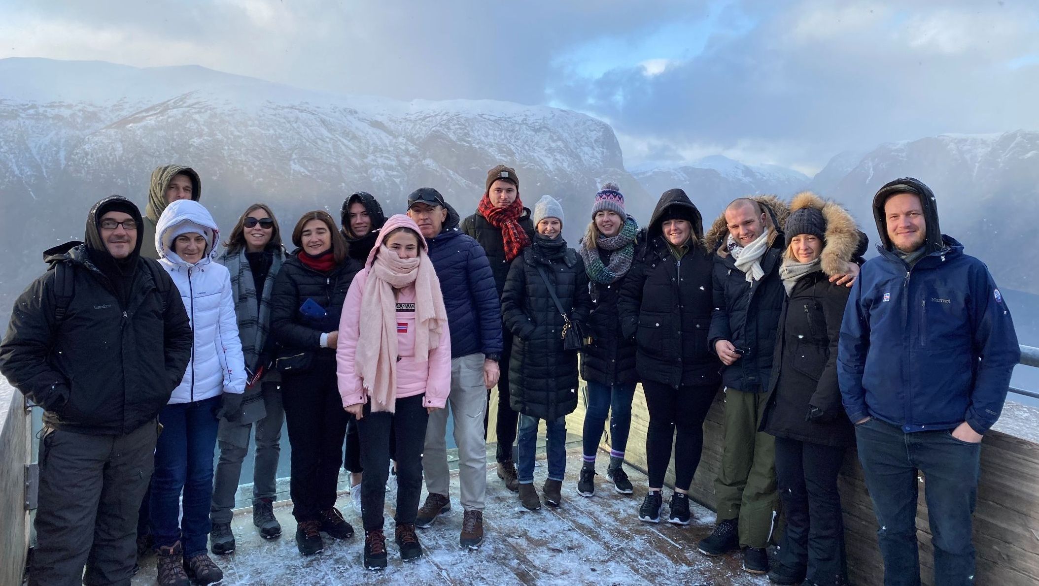 Winter tour to Stegastein viewpoint