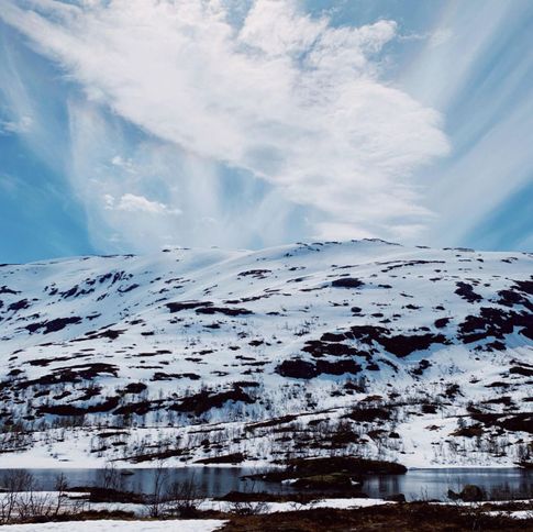 Gaular mountain landcape